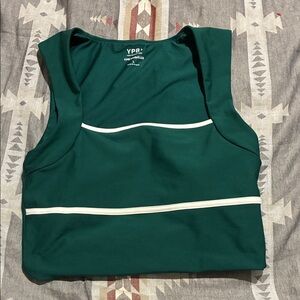 YPB Women's Deep Green Tank Top